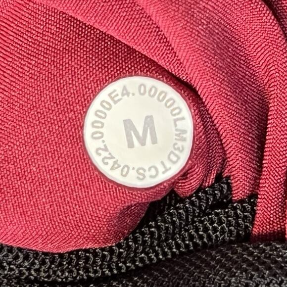 Lululemon Oversized-Fit Fleece Half Zip Mens Medium Long Sleeve POME Pomegranate - Picture 5 of 10